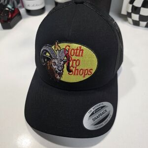 Goth Pro Shops Black Snapback Hat
